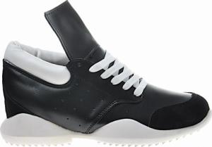 Pantofelek24 Czarne sneakersy na niskim koturnie /B2-3 9721 S190/ 36 6