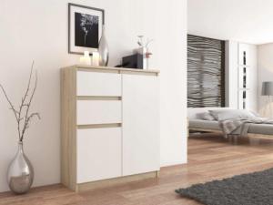 Mobene KOMODA 98CM SZAFKA 2 SZUFLADY SONOMA MIX S-2 PL Mobene 2