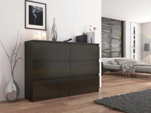 Mobene KOMODA 120CM SZAFKA 6 SZUFLAD WENGE R120 MOBENE 2