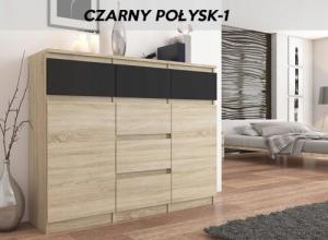 Mobene KOMODA 98CM SZAFKA 6 SZUFLAD POŁYSK SONOMA S62D T-1 PL Mobene 3