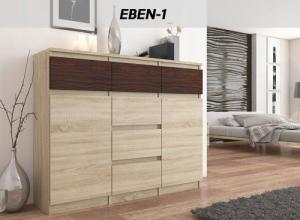 Mobene KOMODA 98CM SZAFKA 6 SZUFLAD POŁYSK SONOMA S62D T-1 PL Mobene 4