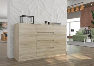 Mobene KOMODA 160 SZAFKA 4SZ. 3 PKI SONOMA R160S4 MOBENE 2