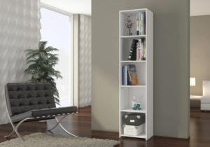 Mobene MOBENE REGAŁ 40CM PÓŁKA SZAFKA KSIĄŻKI SEGREGATORY BIAŁY b-40 2