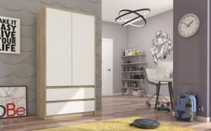 Mobene Szafa Mobene Modern 90 x 180 x 51 cm sonoma mix b-9 3