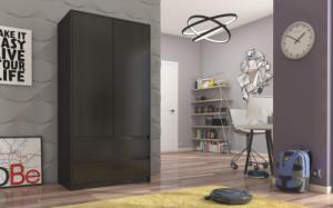 Mobene Szafa Mobene Modern 90 x 180 x 51 cm wenge b-9 3