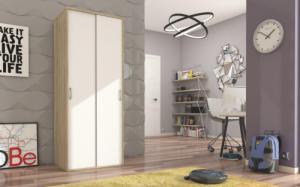 Mobene Szafa przesuwna ubraniowa 70cm sonoma mix U-70P PL Mobene 2