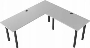 Biurko YRKE Białe 140 cm x 140 cm 1