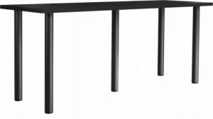 Biurko Iron Czarne 180 cm x 60 cm 2