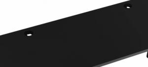 Biurko Iron Czarne 180 cm x 60 cm 4