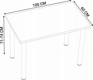 YRKE STÓŁ KUCHENNY DO KUCHNI JADALNI 100x60 9 kolorów 4