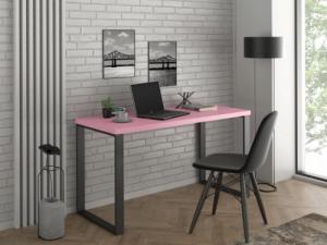 Biurko YRKE Loft Różowe 120 cm x 60 cm 1