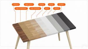 YRKE Stół stolik kuchenny do jadalni 100x80 9 kolorów 2