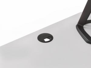 Biurko YRKE Białe 220 cm x 160 cm 6