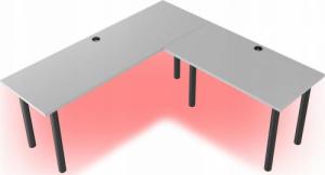 Biurko YRKE Białe 180 cm x 140 cm 2