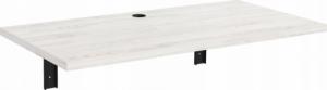 Biurko YRKE Lewitujące Białe 150 cm x 60 cm 4