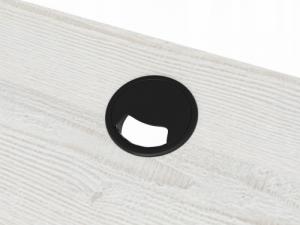 Biurko YRKE Lewitujące Białe 150 cm x 60 cm 5