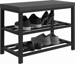 YRKE PÓŁKA SZAFKA METALOWA ŁAWKA NA BUTY LOFT CZARNY 1