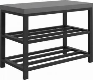 YRKE PÓŁKA SZAFKA METALOWA ŁAWKA NA BUTY LOFT GRAFIT 4