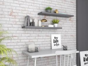 YRKE PÓŁKA DO POKOJU DZIECKA NA ZABAWKI 40x20x36 GRAFIT 2