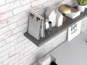 YRKE PÓŁKA DO POKOJU DZIECKA NA ZABAWKI 40x20x36 GRAFIT 5