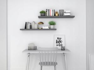 YRKE PÓŁKA DO POKOJU DZIECKA NA ZABAWKI 50x20x36 GRAFIT 6