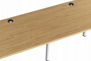 Biurko YRKE Biurko GAMINGOWE do nauki dla 2 osób 180X60X36 4