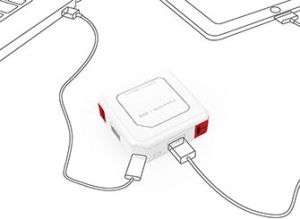 HUB USB PowerCube 1x microUSB  + 4x USB-A 2.0 (9302/EUUHUB) 3