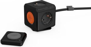 PowerCube Przedłużacz Extended Remote 1,5m z pilotem PowerRemote czarny Typ F (1512BK/EUEXRM) 1