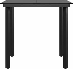 vidaXL vidaXL 3-częściowy zestaw mebli ogrodowych z poduszkami, czarny 6