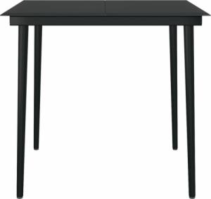 vidaXL vidaXL 3-częściowy zestaw mebli ogrodowych z poduszkami, czarny 9