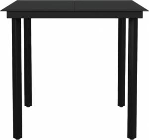 vidaXL vidaXL 3-częściowy zestaw mebli ogrodowych, czarny 5