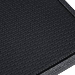 vidaXL 5-częściowy zestaw mebli ogrodowych, czarny 10