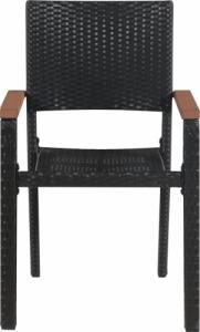 vidaXL vidaXL 5-częściowy zestaw mebli ogrodowych, czarny 4