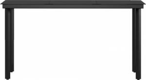 vidaXL 7-cz. zestaw mebli ogrodowych, z poduszkami, brązowo-czarny 6