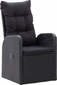 vidaXL vidaXL 7-częściowy zestaw mebli ogrodowych z poduszkami, czarny 4