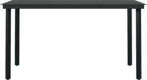 vidaXL vidaXL 7-częściowy zestaw mebli ogrodowych z poduszkami, czarny 9