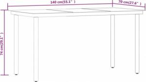 vidaXL 7-częściowy zestaw mebli ogrodowych z poduszkami, szary 9