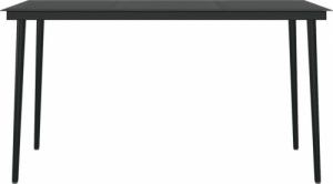 vidaXL vidaXL 7-częściowy zestaw mebli ogrodowych, czarny 4