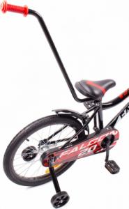 !K7 Records Rower dziecięcy FALCON 20" czarno-czerwony 10" 5