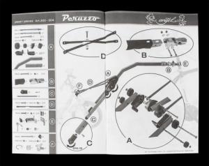 Peruzzo Hol drążek do roweru dziecięcego Trail Angel żółty Uniwersalny 4