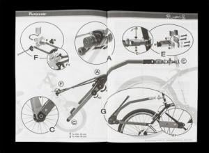 Peruzzo Hol drążek do roweru dziecięcego Trail Angel żółty Uniwersalny 5