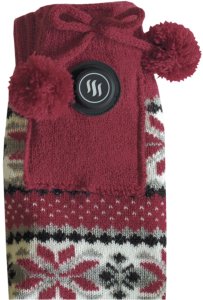 Glovii Ogrzewane kapcie ze skarpetkami GLovii - 40-44 Uniwersalny 6