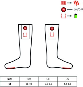Glovii Ogrzewane kapcie ze skarpetkami - 36-40 Uniwersalny 7