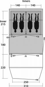 Namiot turystyczny Outwell Parkdale 4PA 10
