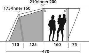 Namiot turystyczny Outwell Lindale 5PA 3