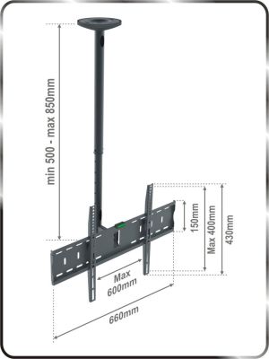Red Eagle Uchwyt sufitowy Cinema Plus 32'' - 70'' 5