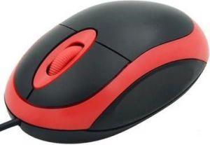 Mysz E5 MI02 USB, czerwona (RE01332_red) 1