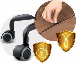 Krzesło biurowe Sofotel Werona Brązowe 11