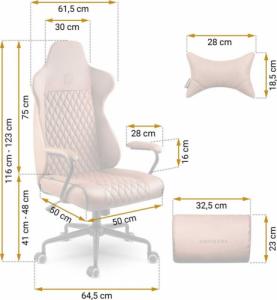 Krzesło biurowe Sofotel Werona Brązowe 8