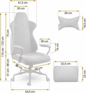 Krzesło biurowe Sofotel Werona Szare 7